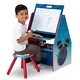 preview thumbnail 3 of 3, Delta Children Mickey Mouse Activity Center - Easel Desk with Stool & Toy Organizer