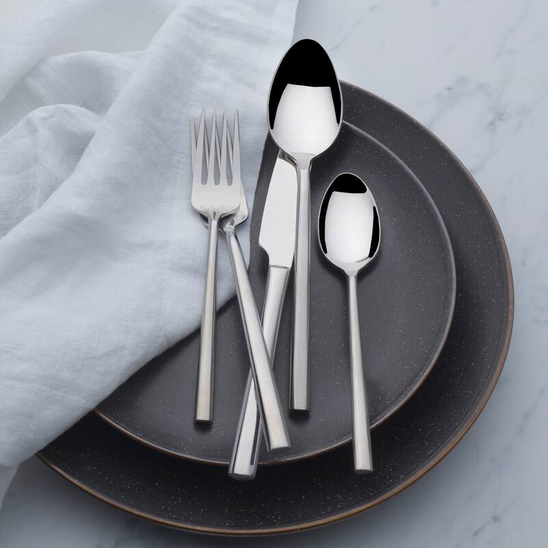 Towle Living Forged Radiance 20 Piece Stainless Steel Flatware Set