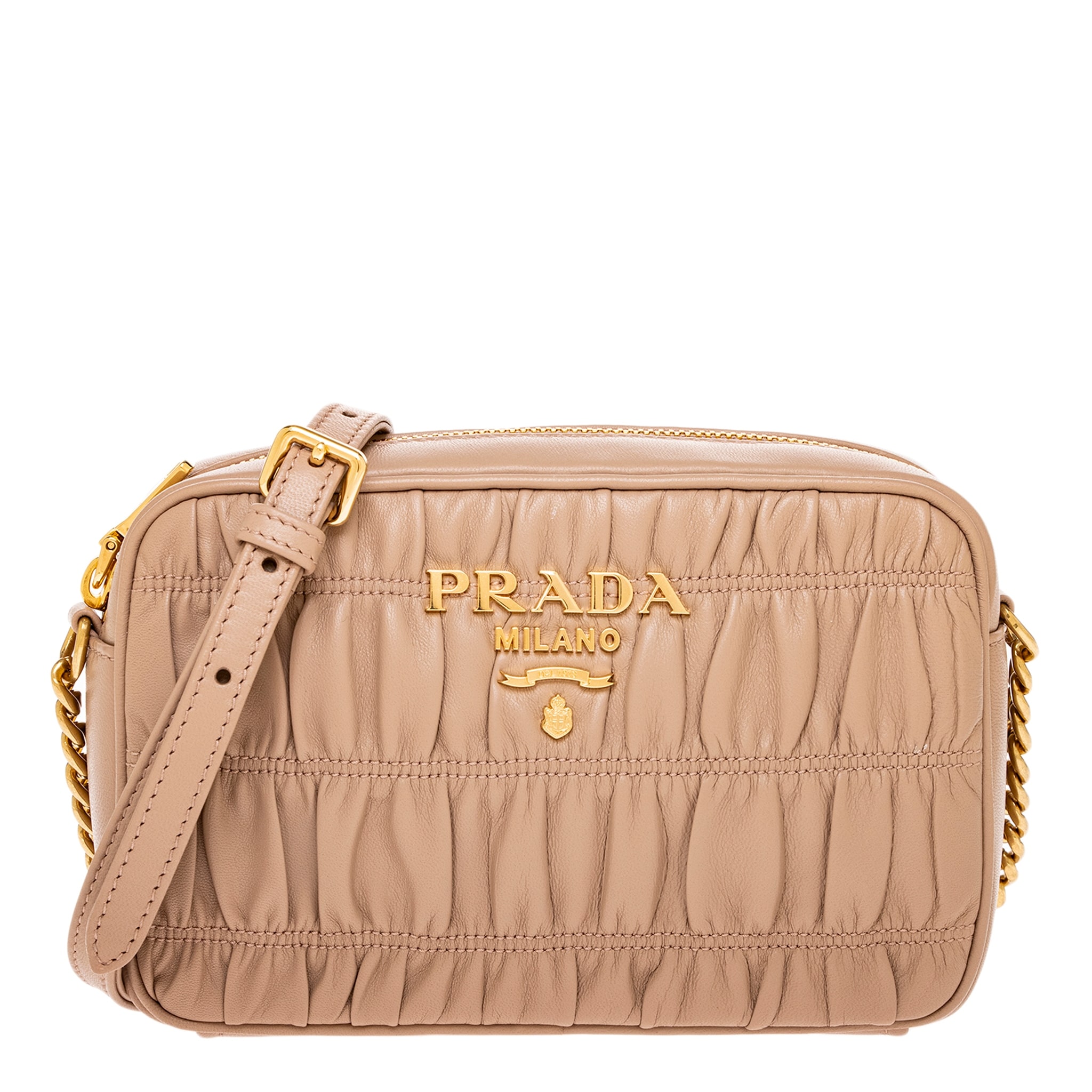 Prada Gaufre Nappa Leather Crossbody Bag