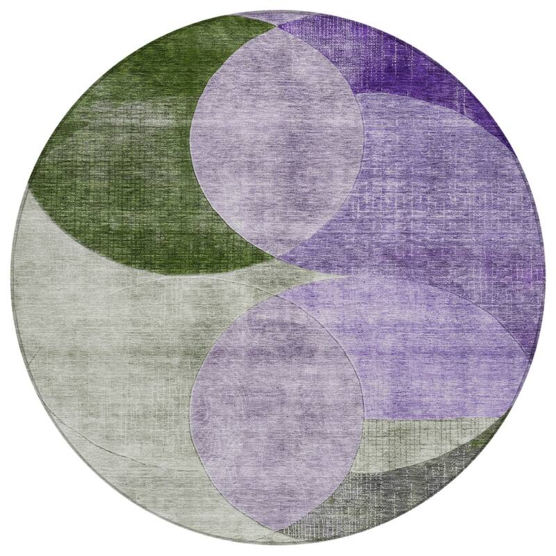 HomeRoots Geometric Transitional Rectangle Outdoor Rug