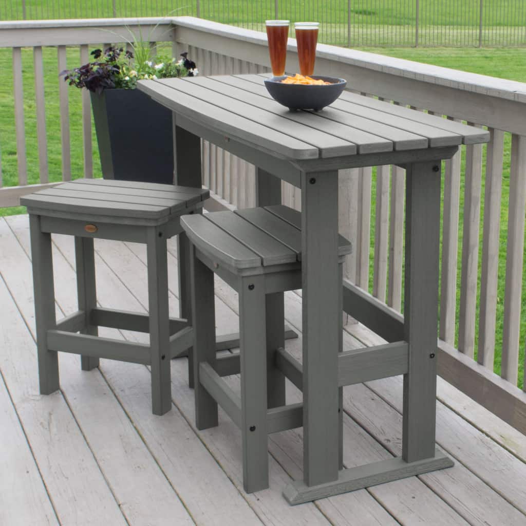 HIGHWOOD Lehigh 3-Piece Counter Height Balcony Set