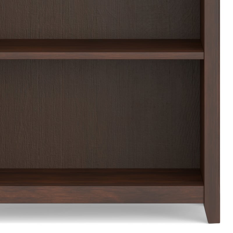 WYNDENHALL Halifax 30" Wide Solid Wood Transitional 5 Shelf Bookcase - 30"w x 14"d x 70" h