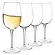 preview thumbnail 1 of 6, Luigi Bormioli Set of 4 Chardonnay White Wine Glasses - 13 oz 13 oz - Clear