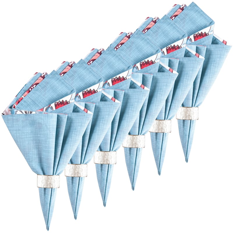 Adrienne Napkin Set of 6 - Set of 6 - Set of 6 - Set of 6 - Red