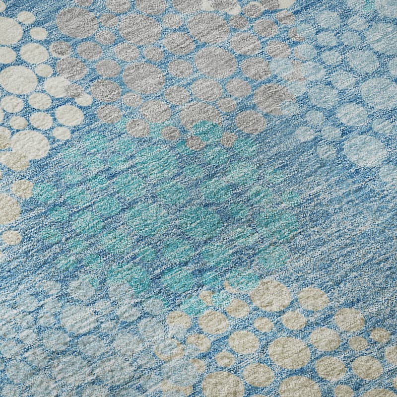 Premium Washable Super Soft Contemporary Clusters Mayfield Rug