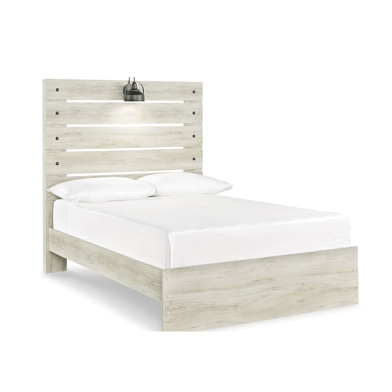 Cambeck Whitewash Panel Bed