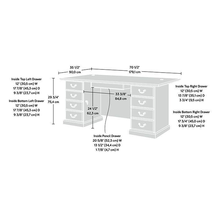 Heritage Hill Executive Desk Cc A2