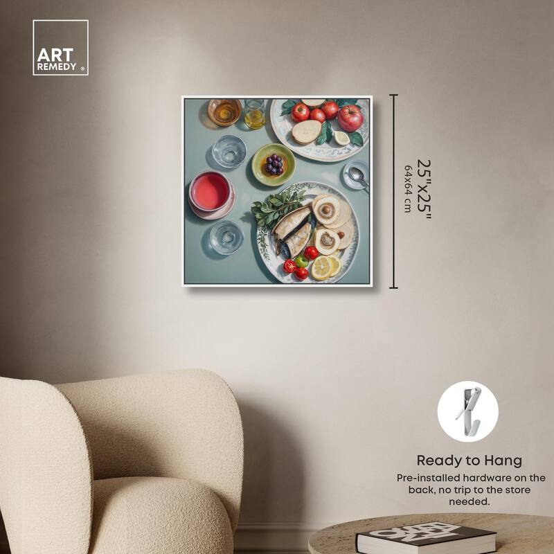 Sea Feast Canvas by Art Remedy