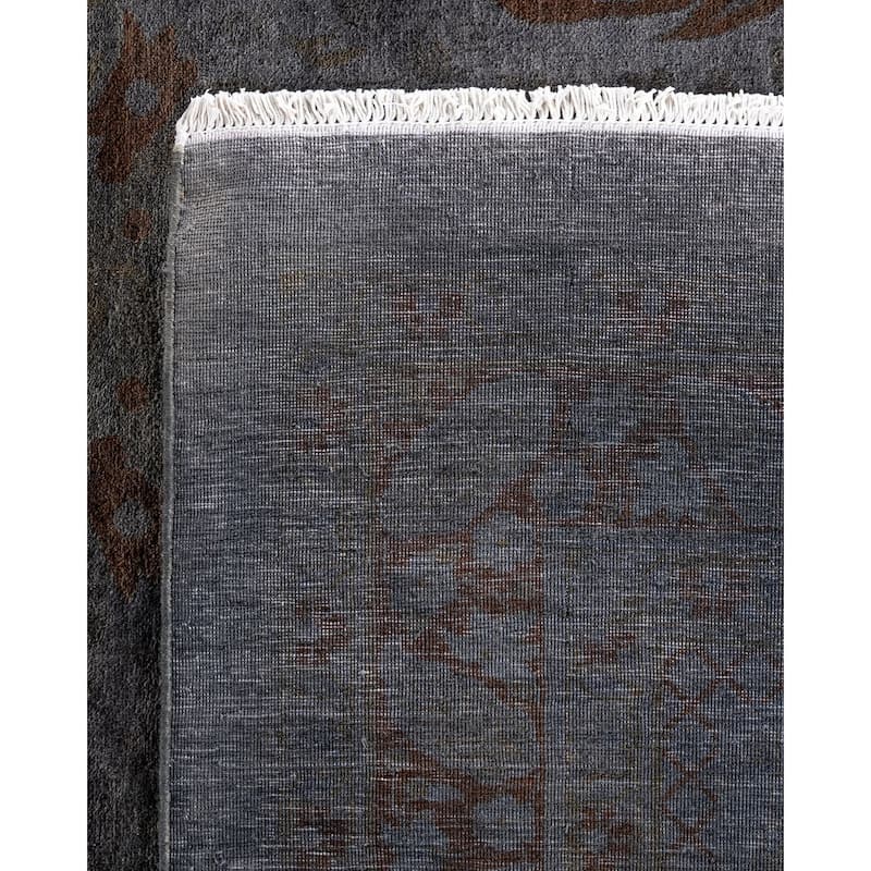 Contemporary Overdyed Wool Hand Knotted Area Rug - 10' 4" x 13' 9"