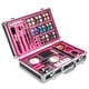 preview thumbnail 1 of 4, Vokai Makeup Kit Set, 60-Piece Makeup Set with Case and Carrying Handle (Pink)