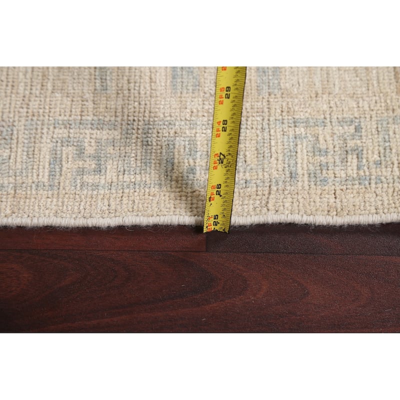 Vegetable Dye Traditional Oushak Turkish Wool Area Rug Hand-knotted - 5'6" x 9'5"
