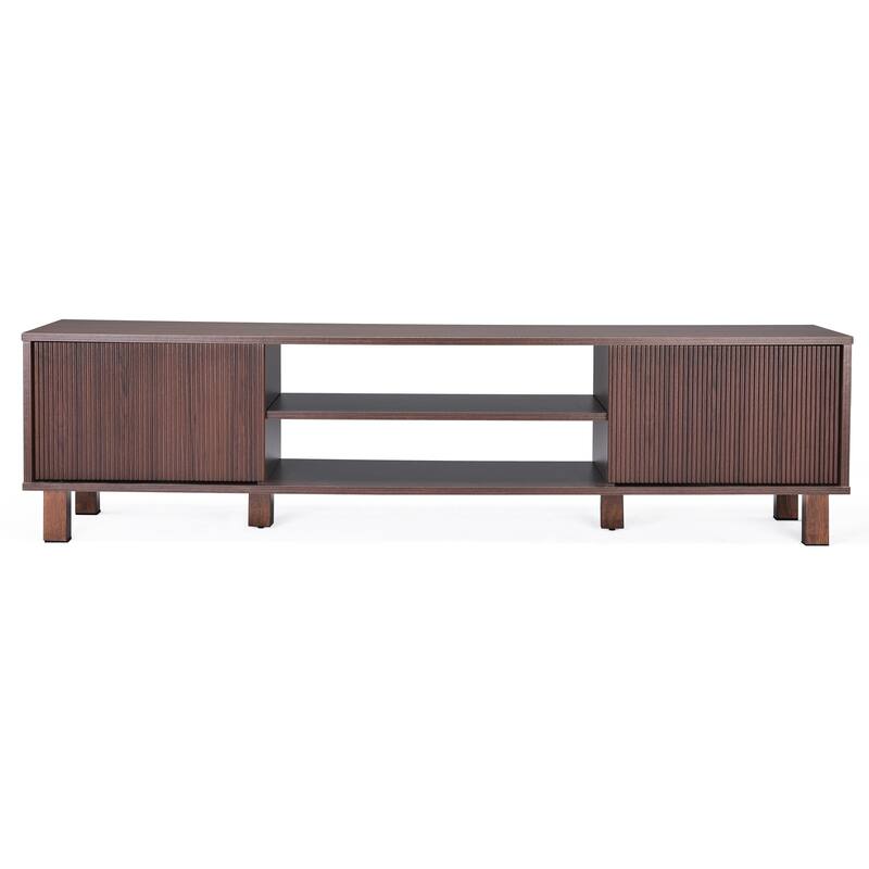 Mid-Century Modern 63" TV Stand Media Console Table Entertainment Center for Living Room