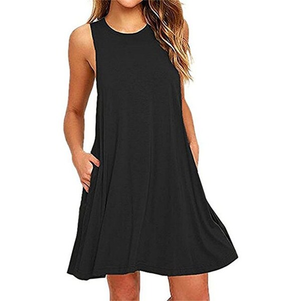 black dress tank top