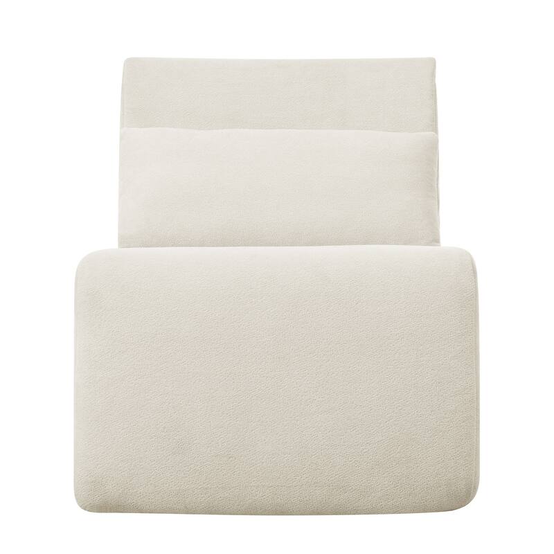 Chenille Memory Foam Bean Bag Chair with Ergonomic Floor Lounger
