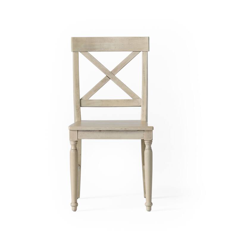 Rovie Acacia Wood Dining Chair (Set of 2) by Christopher Knight Home