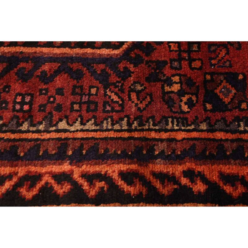 ECARPETGALLERY Hand-knotted Anadol Dark Red Wool Rug - 4'11 x 8'3