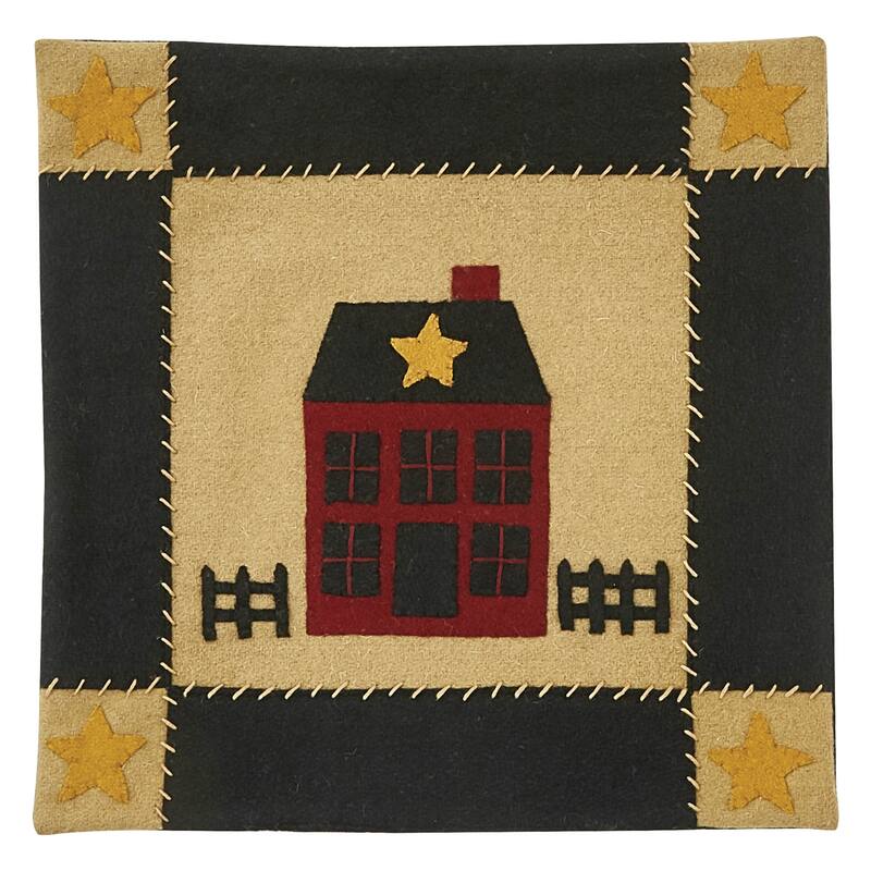 Park Designs Sturbridge Home Felt Accent Mat - 12" X 12"