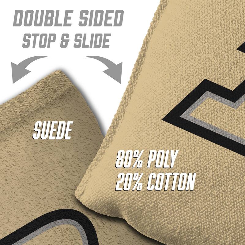 Purdue Boilermakers NCAA Dual Sided Pro Stop & Slide Cornhole Bags
