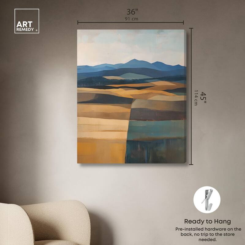 Clash of Shades Canvas by Art Remedy, Gallery Wrapped