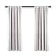 preview thumbnail 64 of 85, Lush Decor Farmhouse Stripe Yarn Dyed Cotton Window Curtain Panel Pair