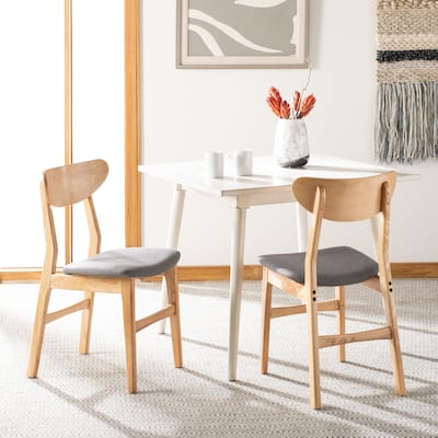 SAFAVIEH Lucca Retro Dining Chair (Set of 2) - 17" W x 21" D x 33" H