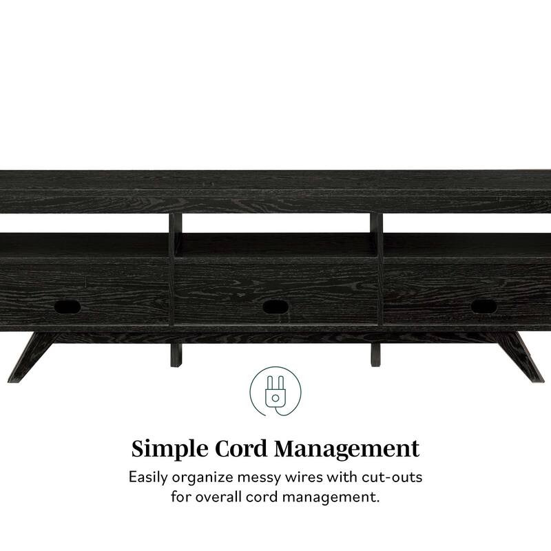 Middlebrook Designs Modern Drop-Down Drawer TV Stand