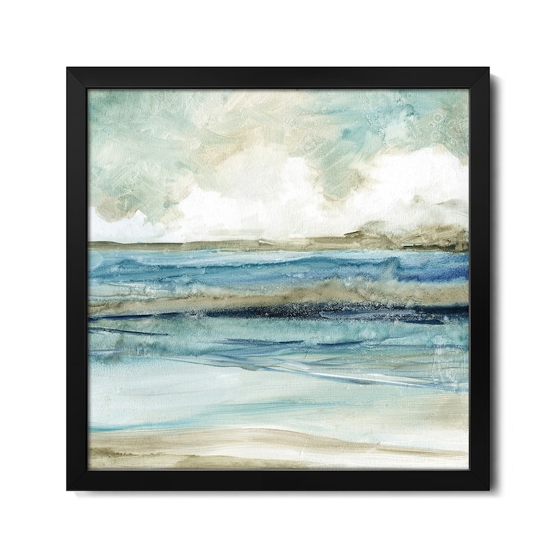 Soft Surf II Premium Framed Poster by Carol Robinson - Black - 24x24x1