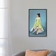 preview thumbnail 3 of 13, iCanvas "Audrey Hepburn in Oscar de la Renta" by George V. Antoniou Framed