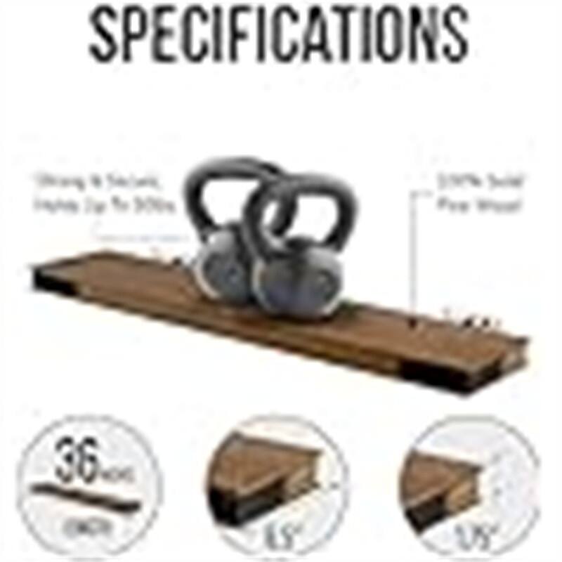 Wall Shelf - Wall Shelves - 6.5"D x 36"W x 1.75"H