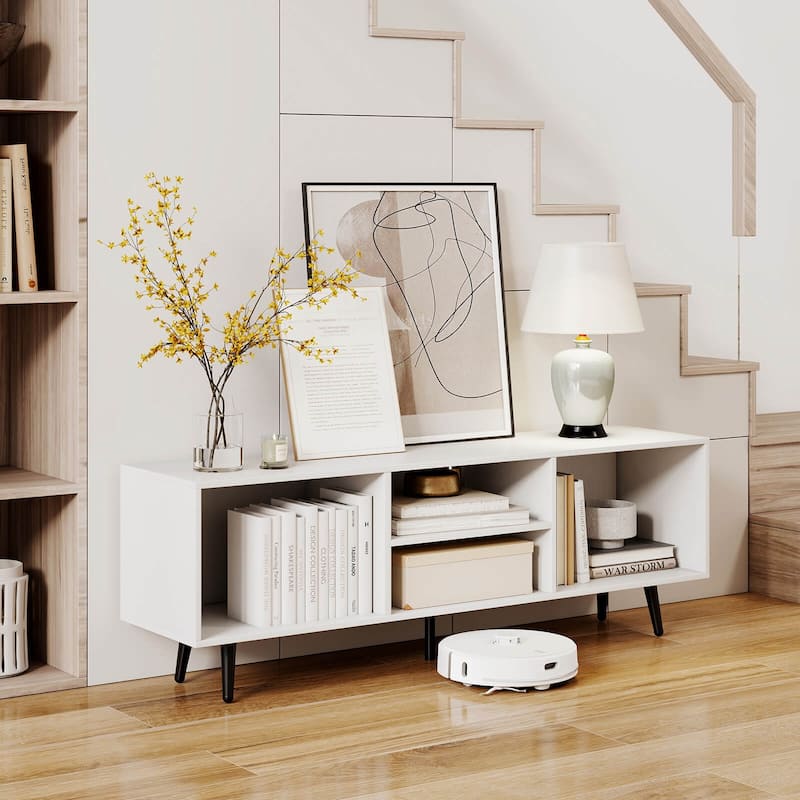 Costway 47.5" Console Cabinet for 55-Inch TVs with Storage Shelves - See Details