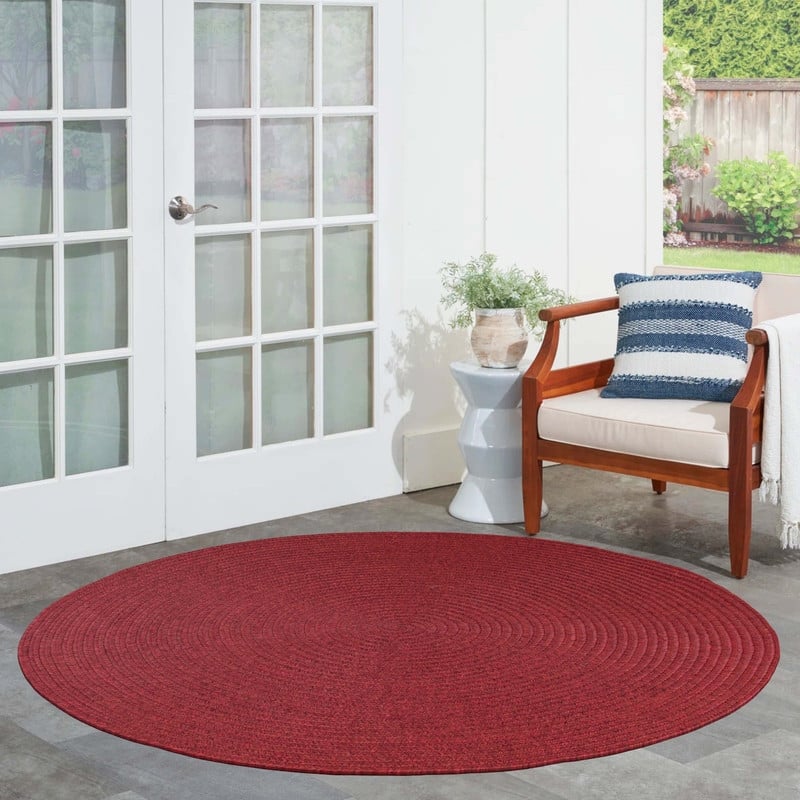 Superior Braided Reversible Indoor/Outdoor Area Rug