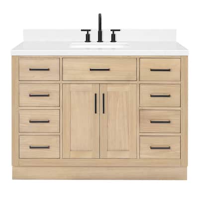 Ariel T048SCQRVO Hepburn 48" Free Standing Single Basin Vanity Set