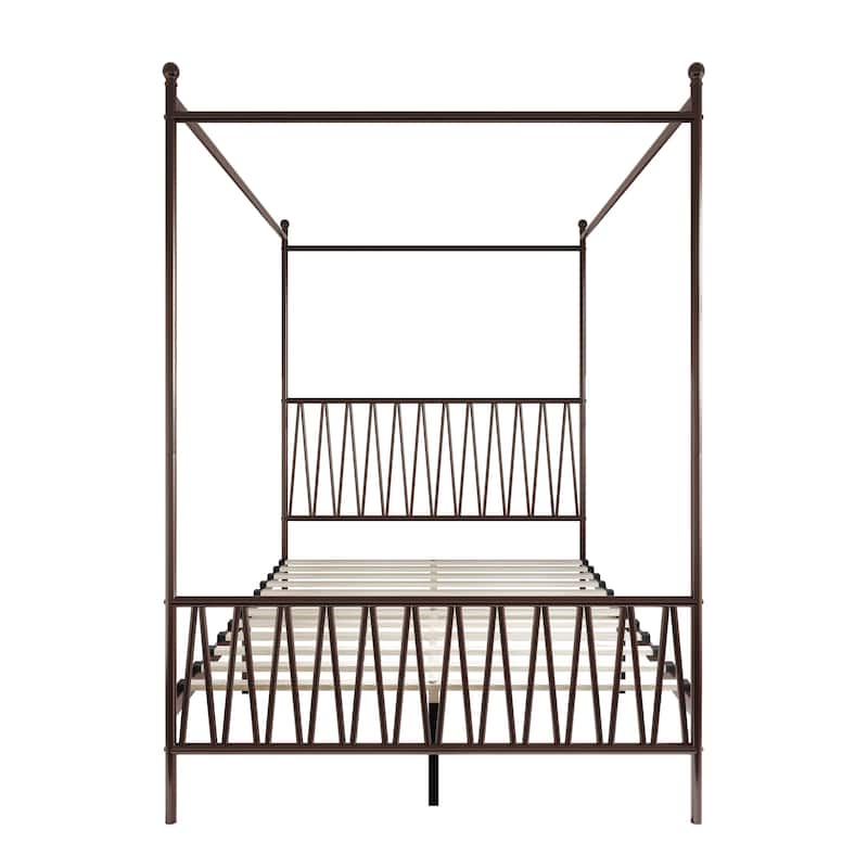 Clayfell Dallas Metal Canopy Bed