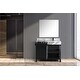 preview thumbnail 59 of 157, Lexora Zilara Bathroom Vanity Complete Set in Black and Grey with Faucet