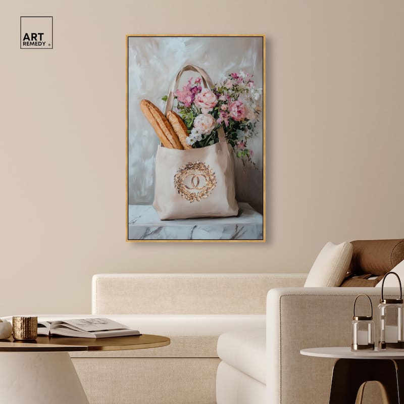 Chic Carryall I Canvas by Art Remedy