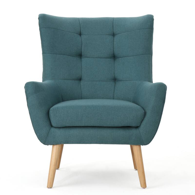 Teal 32.5" High Back Wingback Chair