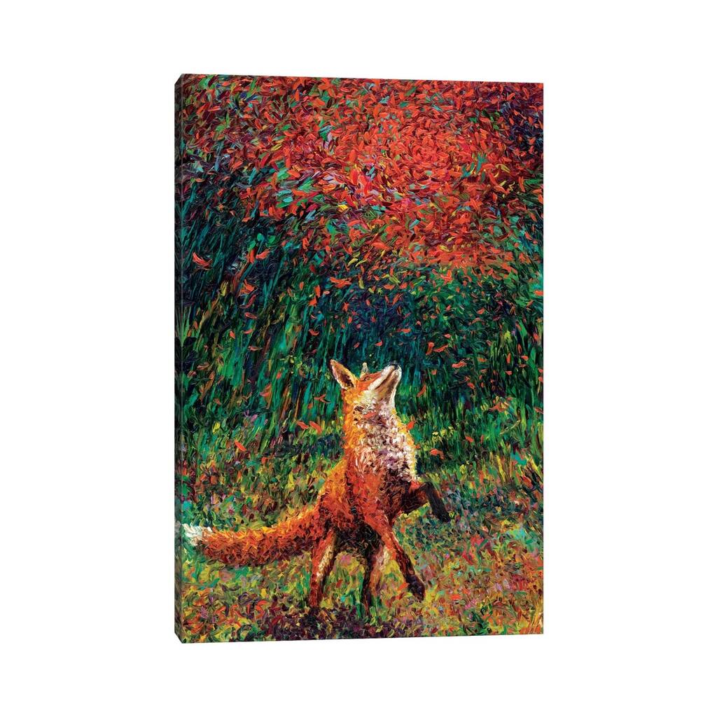 iCanvas "Fox Fire" by Iris Scott Canvas Print