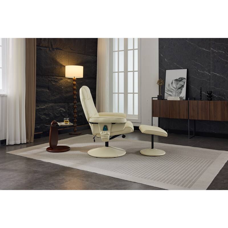 Massage Recliner Chair with Ottoman