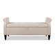 preview thumbnail 72 of 112, Copper Grove Performance Fabric Amalfi Tufted Storage Bench with Rolled Arms