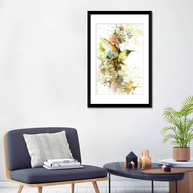iCanvas "Hummingbird In Summer Colors" by Sophie Rodionov