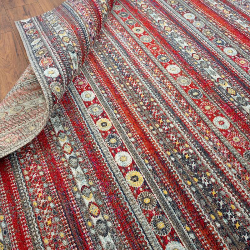 N Natori 24-Seven Outdoor/Indoor Tribal Southwestern Area Rug