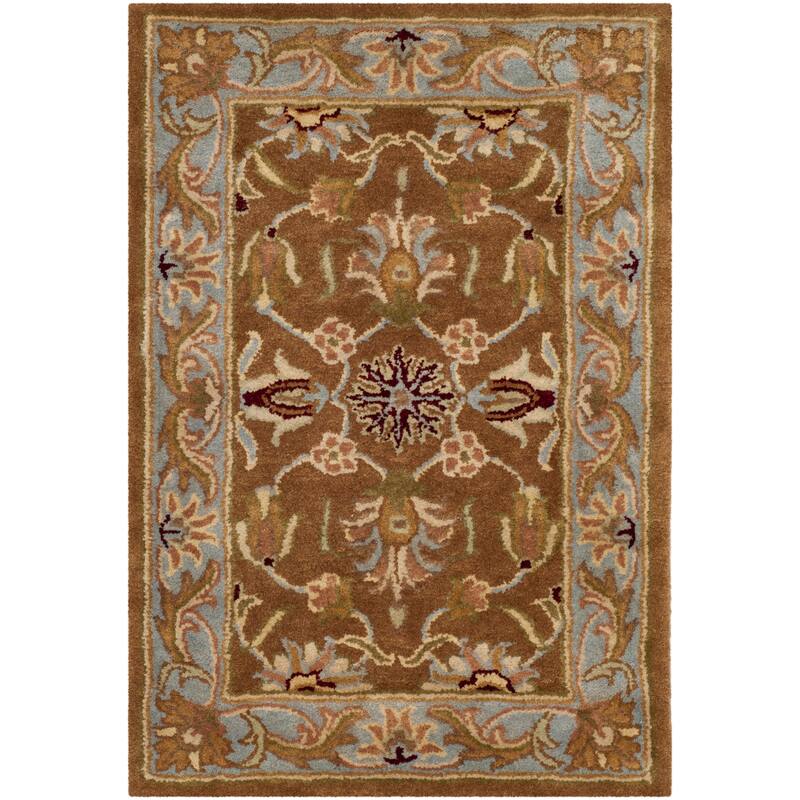 SAFAVIEH Handmade Heritage Full Bloom Traditional Oriental Wool Rug