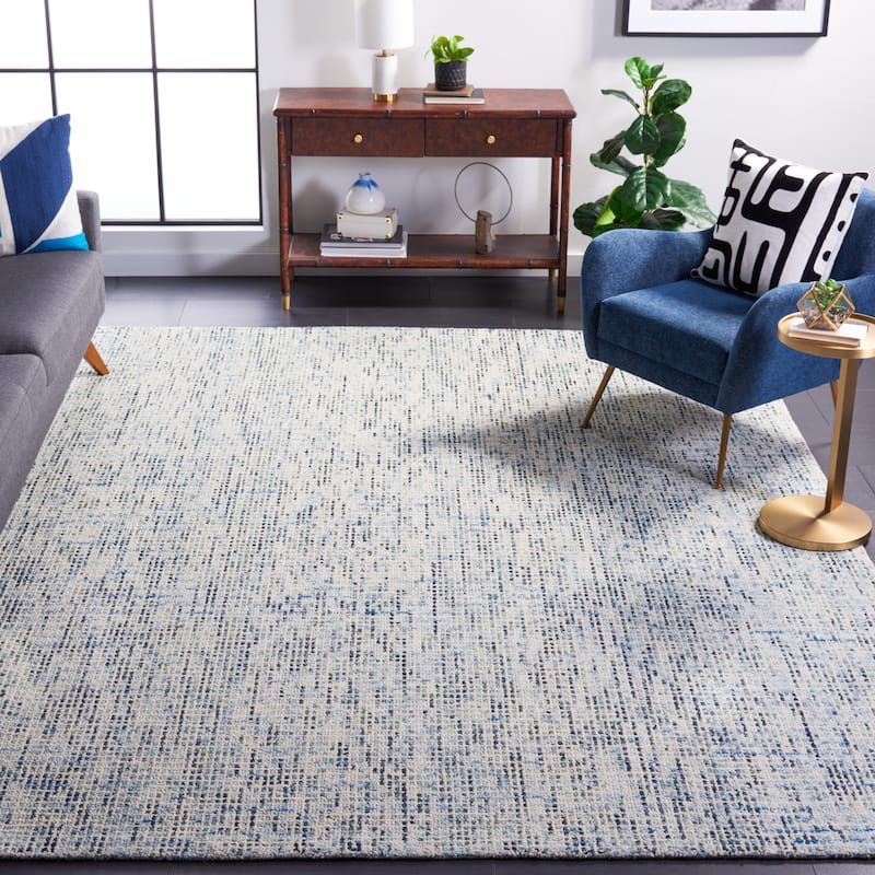 SAFAVIEH Handmade Abstract Lottie Modern Wool Rug