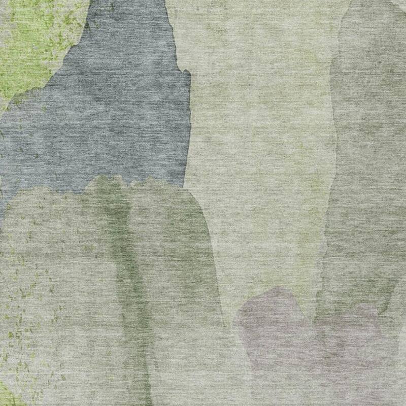 HomeRoots Abstract Transitional Rectangle Outdoor Rug