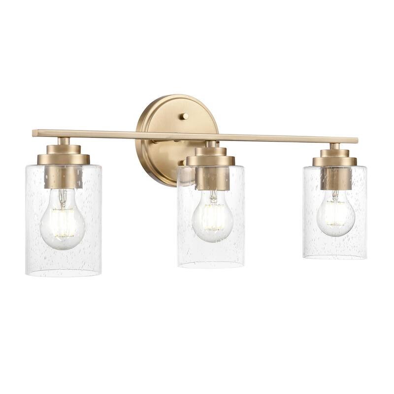 Millennium Lighting 3 Light 22" Wide Bathroom Vanity Light - Modern Gold