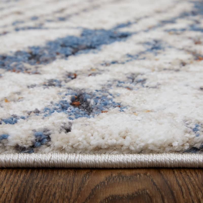 Grand Bazaar Odera Machine Made Abstract Modern Area Rug
