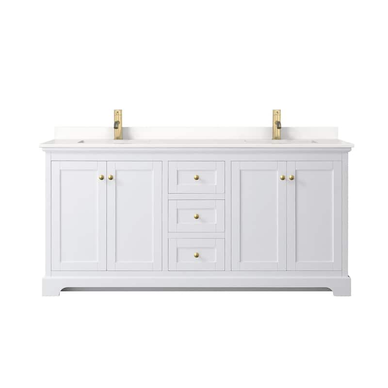 Wyndham Collection WCV232372D-QTZ-UNSMXX Avery 72" Free Standing