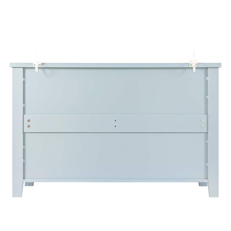 47'' Wide Modern Style 6 Drawer Dresser,Wood Dressers & Chest of Drawers,Bedroom Dresser