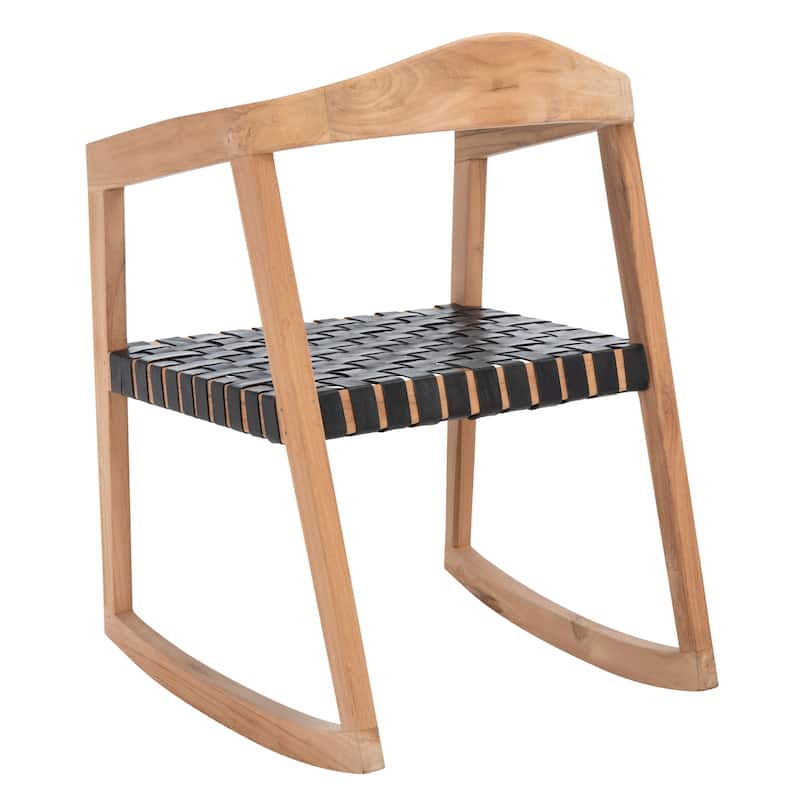 SAFAVIEH Hazelle Rocking Dining Chair - 23" W x 26" D x 33" H - 23Wx26Dx33H