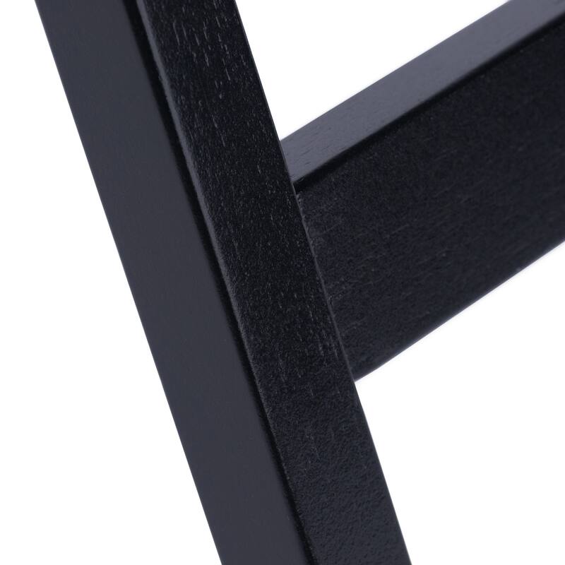 Alex Set of 2 Snack Tables Black Finish
